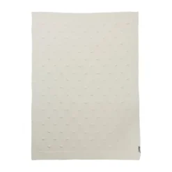 Meyco Ledikantdeken Knots Offwhite 100 x 150 cm> Ledikantdekens