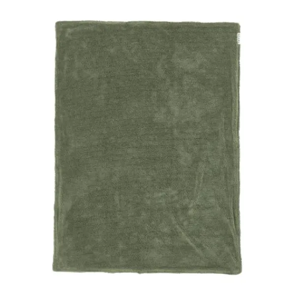 Meyco Ledikantdeken Mini Knots Sand Teddy 100x150cm> Ledikantdekens