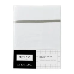Meyco Ledikantlaken Bies Grijs 100 x 150 cm><noscript><img width=