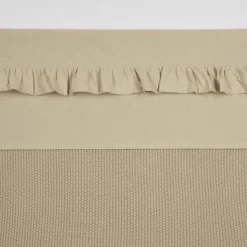 Meyco Ledikantlaken Ruffle White 100 x 150 cm><noscript><img width=