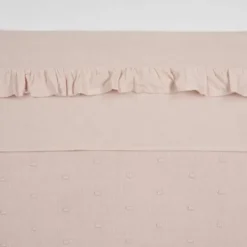 Meyco Ledikantlaken Ruffle White 100 x 150 cm><noscript><img width=
