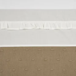 Meyco Ledikantlaken Ruffle White 100 x 150 cm><noscript><img width=