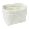 Meyco Mandje Medium Knots Offwhite> Hoeslakens