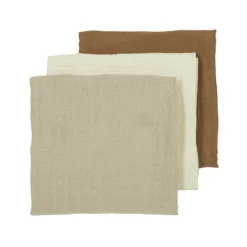 Meyco Multidoek Hydrofiel Pre-Washed Uni Offwhite/Sand/Toffee 70 x 70 cm 3-Pack><noscript><img width=