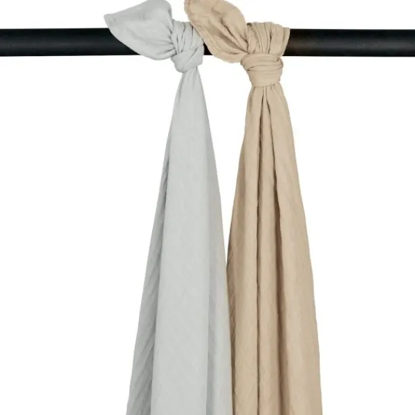 Meyco Multidoek Hydrofiel Pre-Washed Uni Offwhite/Sand/Toffee 70 x 70 cm 3-Pack> Luiers