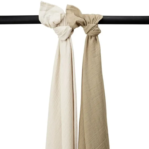 Meyco Multidoek Hydrofiel Pre-Washed Uni Offwhite/Sand/Toffee 70 x 70 cm 3-Pack> Luiers