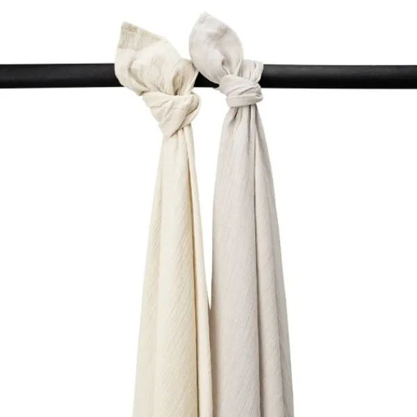 Meyco Multidoek Hydrofiel Pre-Washed Uni Offwhite/Sand/Toffee 70 x 70 cm 3-Pack> Luiers