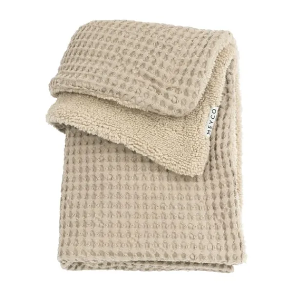 Meyco Slaapzak Winter Jumper Slub Greige 92 cm> Winter Slaapzakken|4-Seizoenen Slaapzakken