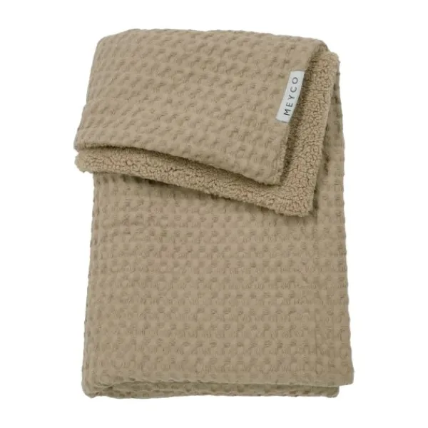 Meyco Slaapzak Winter Slub Greige 90 cm> Ledikantlakens