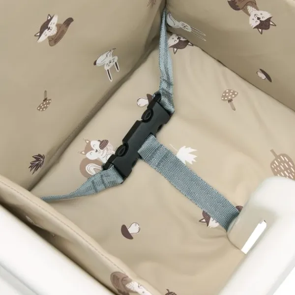 Meyco Stoelverkleiner - Forest Animals - Sand> Accessoires Kinderstoelen|Stoelverkleiners