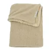 Meyco Wiegdeken Mini Knots Soft Pink Teddy 75x100cm> Wiegdekens
