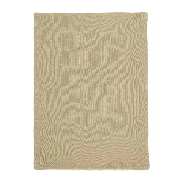 Meyco Wiegdeken Mini Knots Soft Pink Teddy 75x100cm> Wiegdekens