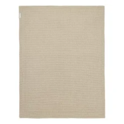 Meyco Wiegdeken Wafel Teddy Greige 75 x 100 cm> Ledikantdekens