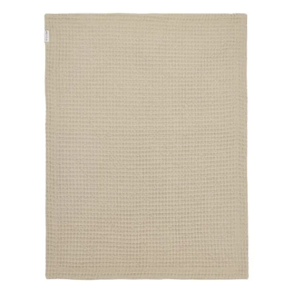 Meyco Wiegdeken Wafel Teddy Greige 75 x 100 cm> Ledikantdekens
