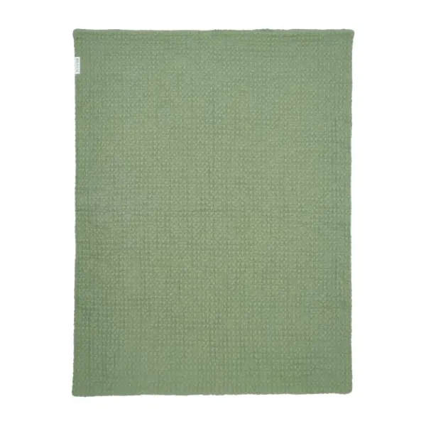Meyco Wiegdeken Wafel Teddy Sand 75 x 100 cm> Wiegdekens