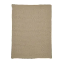 Meyco Wiegdeken Wafel Teddy Sand 75 x 100 cm><noscript><img width=