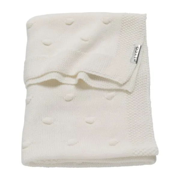 Meyco Wieglaken Ruffle Offwhite 75 x 100 cm> Wieglakens