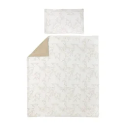 Meyco Zomerslaapzak - Branches - Sand - 70 cm><noscript><img width=