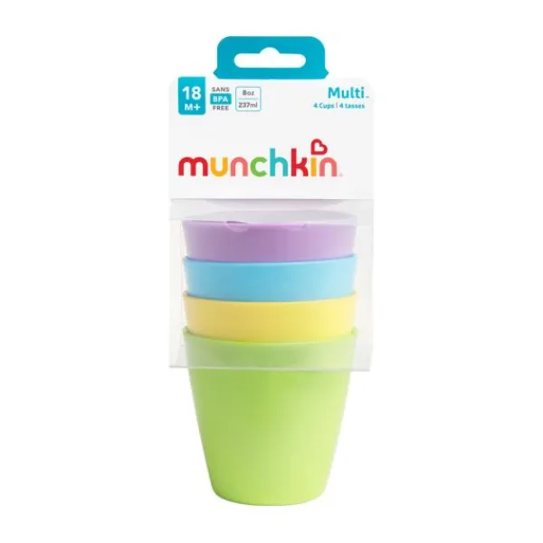 Munchkin Beker - 4stuks - Multi Coloured> Bekers
