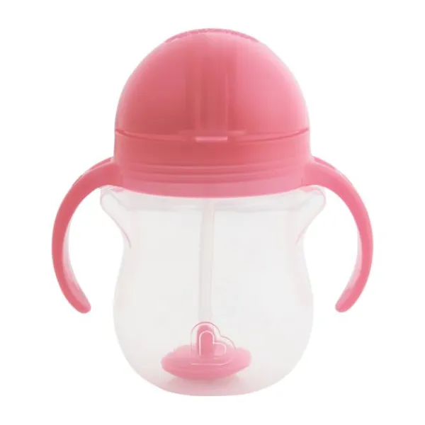 Munchkin Click Lock Tip & Sip Straw Beker - Blue> Bekers