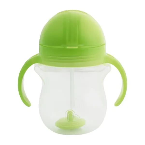 Munchkin Click Lock Tip & Sip Straw Beker - Blue> Bekers