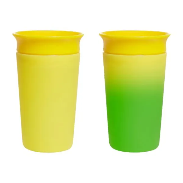 Munchkin Miracle 360 Trainer Changing Color Beker - 12mnd+ - 266ml - Yellow> Bekers