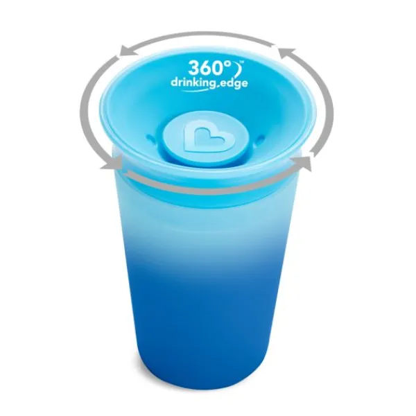 Munchkin Miracle 360 Trainer Changing Color Beker - 12mnd+ - 266ml - Yellow> Bekers