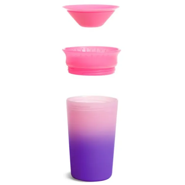 Munchkin Miracle 360 Trainer Changing Color Beker - 12mnd+ - 266ml - Yellow> Bekers