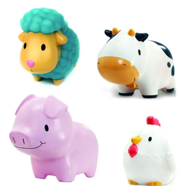 Munchkin Squirtin Barnyard Friends 4 Stuks> Badspeelgoed