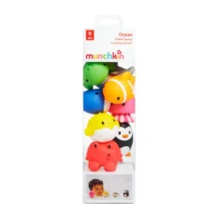 Munchkin Squirtin Ocean Buddies 8 Stuks> Badspeelgoed