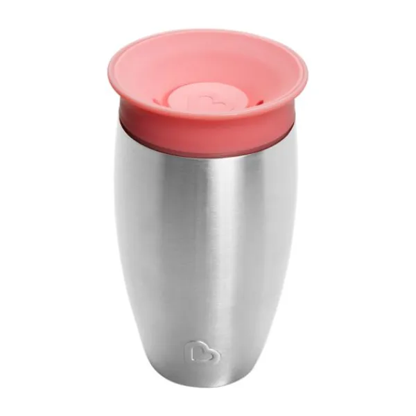 Munchkin Stainless Steel Miracle Sippy Cup - Blue> Bekers