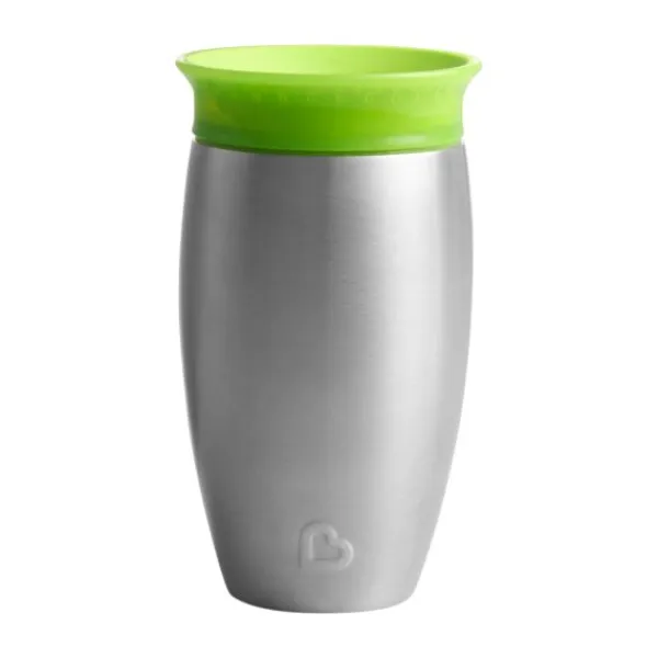Munchkin Stainless Steel Miracle Sippy Cup - Blue> Bekers