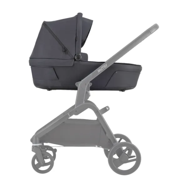 Mutsy Wandelwagen Flow Black Frame - Cognac Grip - Urban Green> Wandelwagens|Complete Kinderwagens