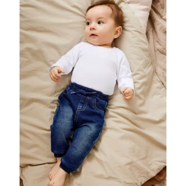 Name It Jeans Ben Dark Blue Denim maat 56> Broekjes