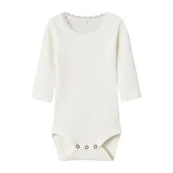 Name It Kab Lace Romper - Maat 62 - Lavender Gray> Rompertjes