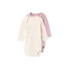 Name It Romper Floral 2-Pack Pink / Buttercream 74> Rompertjes