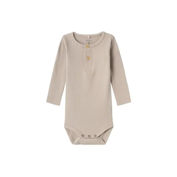 Name It Romper Kab Button Pure Cashmere 74> Rompertjes
