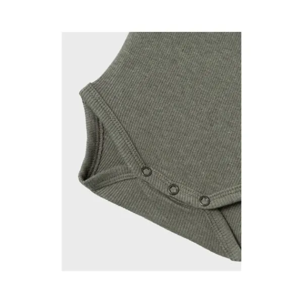 Name It Romper Kab Button Dusty Olive 62> Rompertjes