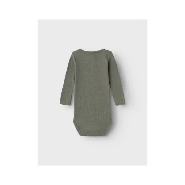 Name It Romper Kab Button Dusty Olive 62> Rompertjes