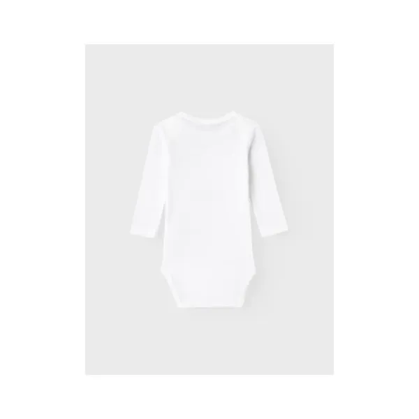 Name It Romper 2-Pack Bright White 50> Rompertjes