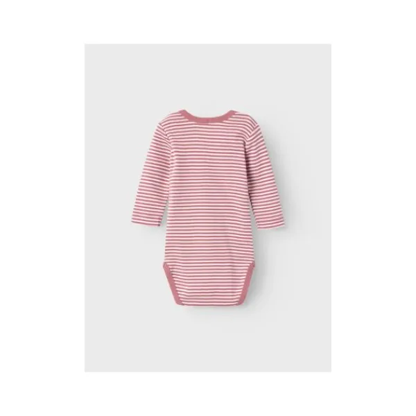 Name It Romper Stripe 2-Pack Mesa Rose 62> Rompertjes