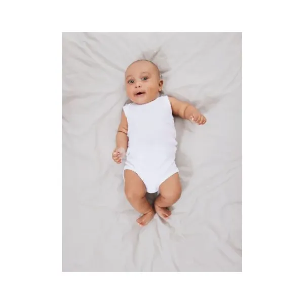 Name It Romper Zonder Mouw 3-Pack Bright White 56> Rompertjes