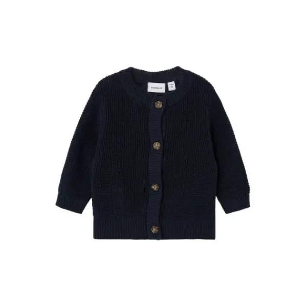 Name It Vest Knit Bubba Dark Sapphire 74> Vestjes