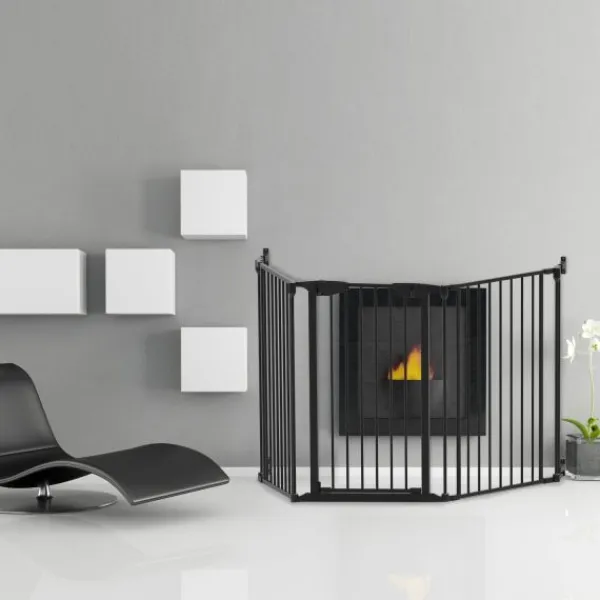 Noma 3 Panel Gate Zwart (197.5 cm)> Traphekken Configuratiesysteem|Traphekken Met Rolsysteem