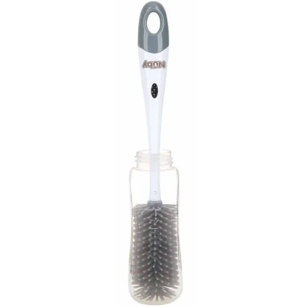 Nuby Flessenborstel Silicone Met Houder> Flessenborstel