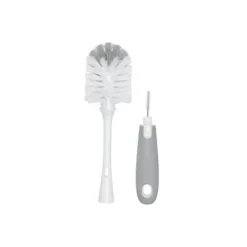 OXO Tot Flessen En Spenenborstel Met Staander Grey> Flessenborstel
