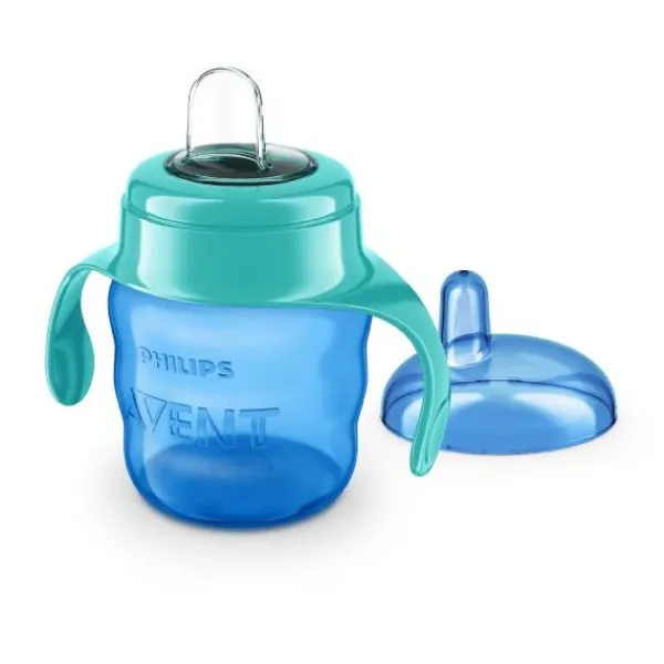 Philips Avent Beker Met Drinktuit 200ml Blauw SCF551/05> Bekers
