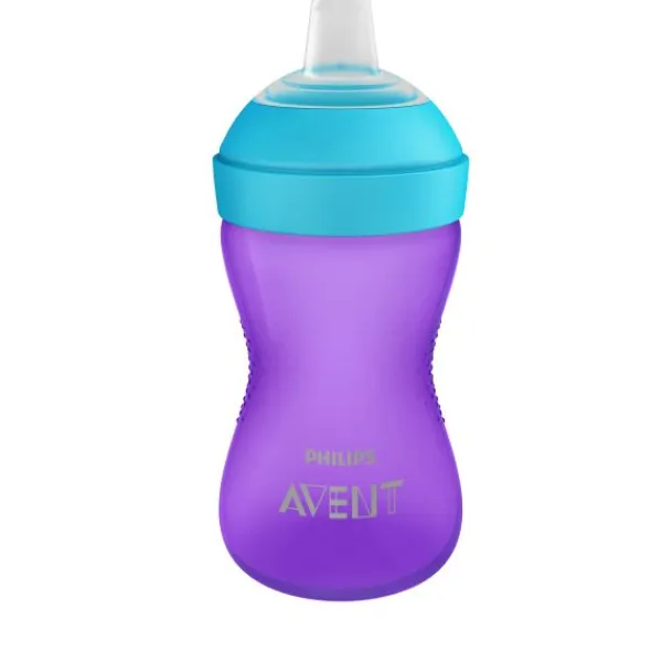Philips Avent My Grippy Tuitbeker 300ml Paars SCF802/02> Bekers