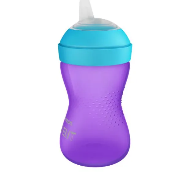 Philips Avent My Grippy Tuitbeker 300ml Paars SCF802/02> Bekers