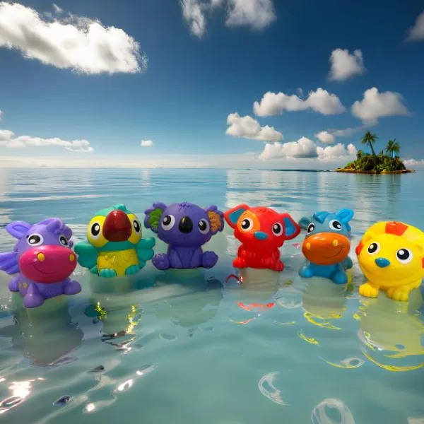 Playgro Badspeelgoed - First Fun Floaties - 8 Stuks> Badspeelgoed